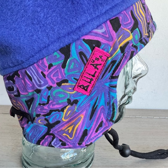 Colorful Patterned Fleece Hat - Picture 2 of 12